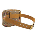 グッチ Gucci GGスプリーム ディズニー ミッキー ベルトバッグ 602695 ブラウン GGスプリームキャンバス レザー ボディバッグ ヴィンテージ金具 アウトレット品