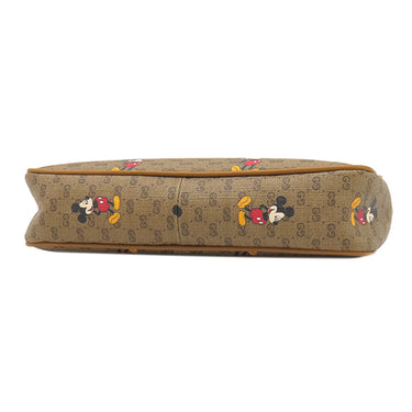 グッチ Gucci GGスプリーム ディズニー ミッキー ベルトバッグ 602695 ブラウン GGスプリームキャンバス レザー ボディバッグ ヴィンテージ金具 アウトレット品