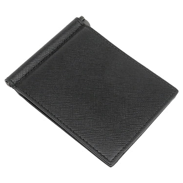 プラダ PRADA サフィアーノ マネークリップ付き 2MN077 NERO メタル サフィアーノレザー カードケース シルバー金具 SAFFIANO METAL カード入れ 6ポケット