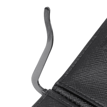 プラダ PRADA サフィアーノ マネークリップ付き 2MN077 NERO メタル サフィアーノレザー カードケース シルバー金具 SAFFIANO METAL カード入れ 6ポケット