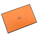 エルメス HERMES ドゴン カードケース チェーン付き エベンヌ トゴ カードケース ゴールド金具 茶 カード入れ 名刺入れ コインケース
