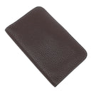 エルメス HERMES ドゴン カードケース チェーン付き エベンヌ トゴ カードケース ゴールド金具 茶 カード入れ 名刺入れ コインケース
