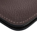 エルメス HERMES ドゴン カードケース チェーン付き エベンヌ トゴ カードケース ゴールド金具 茶 カード入れ 名刺入れ コインケース