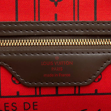 ルイヴィトン LOUIS VUITTON ネヴァーフル PM N51109 ダミエエベヌ ダミエキャンバス トートバッグ ゴールド金具 茶 ハンドバッグ