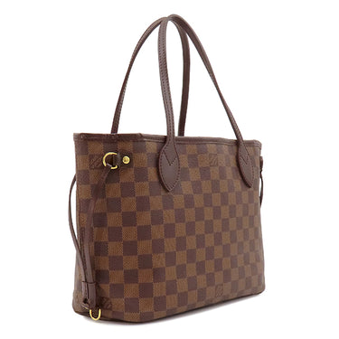 ルイヴィトン LOUIS VUITTON ネヴァーフル PM N51109 ダミエエベヌ ダミエキャンバス トートバッグ ゴールド金具 茶 ハンドバッグ