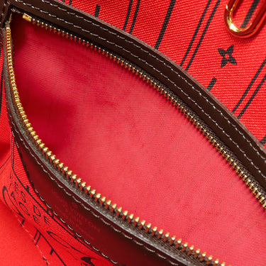 ルイヴィトン LOUIS VUITTON ネヴァーフル PM N51109 ダミエエベヌ ダミエキャンバス トートバッグ ゴールド金具 茶 ハンドバッグ