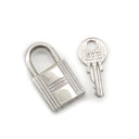 エルメス HERMES ピコタンロックMM ルージュカザック トリヨンクレマンス ハンドバッグ シルバー金具 赤 鍵1本欠品