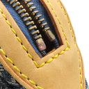 ルイヴィトン LOUIS VUITTON バムバッグ M95347 ブルー モノグラムデニム ボディバッグ ゴールド金具 青 デニム