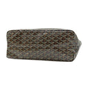 ゴヤール GOYARD サンルイPM ブラック PVCコーティングキャンバス ゴヤールディンキャンバス シュヴロッシュカーフスキン トートバッグ シルバー金具 新品 未使用 ヘリンボーン
