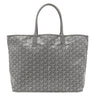 ゴヤール GOYARD サンルイPM グレー PVCコーティングキャンバス ゴヤールディンキャンバス シュヴロッシュカーフスキン トートバッグ シルバー金具 新品 未使用 リバーシブル ヘリンボーン