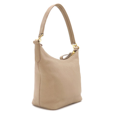 プラダ Prada 1BC278 FOMUH CAMMEO レザー ヴィッテロダイノソフト ショルダーバッグ ゴールド金具 カメオベージュ VIT.DAINO SOFT