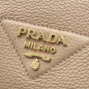 プラダ Prada 1BC278 FOMUH CAMMEO レザー ヴィッテロダイノソフト ショルダーバッグ ゴールド金具 カメオベージュ VIT.DAINO SOFT