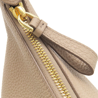 プラダ Prada 1BC278 FOMUH CAMMEO レザー ヴィッテロダイノソフト ショルダーバッグ ゴールド金具 カメオベージュ VIT.DAINO SOFT