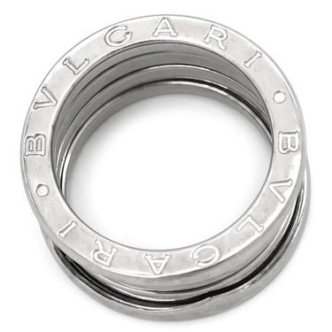 ブルガリ BVLGARI ビーゼロワン B-zero1 3バンド ホワイトゴールド K18WG #50(JP10) リング 指輪 18K WG 750 18金 9号