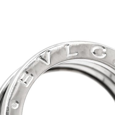 ブルガリ BVLGARI ビーゼロワン B-zero1 3バンド ホワイトゴールド K18WG #50(JP10) リング 指輪 18K WG 750 18金 9号