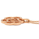 シャネル Chanel カメリア ミディアム パヴェ ダイヤモンド ペンダント ピンクゴールド K18PG ダイヤモンド ネックレス Au750 18K PG