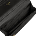 シャネル Chanel マトラッセ チェーンウォレット AP2703 ブラック カーフ チェーンウォレット シャンパンゴールド金具 黒