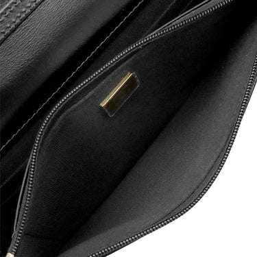 シャネル Chanel マトラッセ チェーンウォレット AP2703 ブラック カーフ チェーンウォレット シャンパンゴールド金具 黒