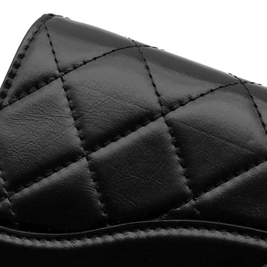 シャネル Chanel マトラッセ チェーンウォレット AP2703 ブラック カーフ チェーンウォレット シャンパンゴールド金具 黒