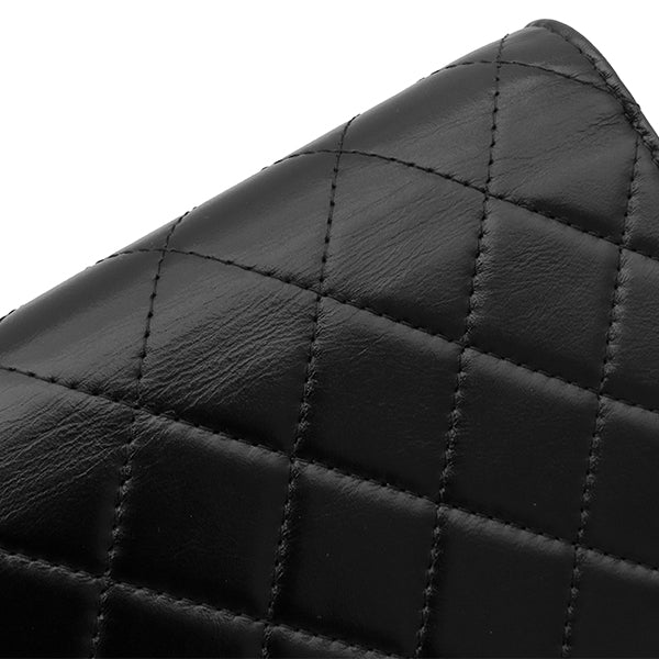 シャネル Chanel マトラッセ チェーンウォレット AP2703 ブラック