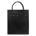 ロエベ LOEWE スタンダード A4 トート A933R18X14 ブラック レザー 2WAYバッグ シャンパンゴールド金具 黒 ショルダー 通勤 通学