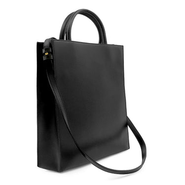 ロエベ LOEWE スタンダード A4 トート A933R18X14 ブラック レザー 2WAYバッグ シャンパンゴールド金具 黒 ショルダー 通勤 通学