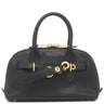 ミュウミュウ MIU MIU アバンチュール トップハンドル スモール 5BB169 ブラック シープスキン 2WAYバッグ ヴィンテージ金具 黒 ロゴ ハンドバッグ ショルダー