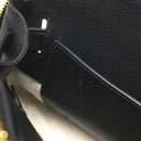 ミュウミュウ MIU MIU アバンチュール トップハンドル スモール 5BB169 ブラック シープスキン 2WAYバッグ ヴィンテージ金具 黒 ロゴ ハンドバッグ ショルダー