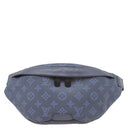 ルイヴィトン LOUIS VUITTON ディスカバリー バムバッグ PM M45729 ブルー×ネイビー レザー モノグラムシャドウレザー ボディバッグ マットブラック金具 ウエストバック 青 紺