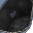 ルイヴィトン LOUIS VUITTON ディスカバリー バムバッグ PM M45729 ブルー×ネイビー レザー モノグラムシャドウレザー ボディバッグ マットブラック金具 ウエストバック 青 紺