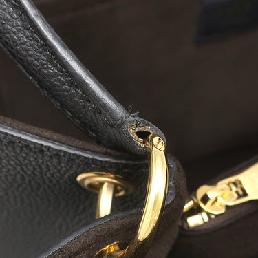 ルイヴィトン LOUIS VUITTON トロカデロ M50439 ノワール モノグラムアンプラント ハンドバッグ ゴールド金具 フラップバッグ