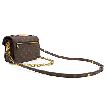 ルイヴィトン LOUIS VUITTON ポシェット メティス EW M46279 モノグラム モノグラムキャンバス 2WAYバッグ ゴールド金具 茶 ショルダーバッグ