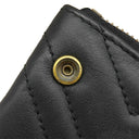 グッチ GUCCI GGマーモント 453878 ブラック レザー ショルダーバッグ ゴールド金具 黒 ポシェット