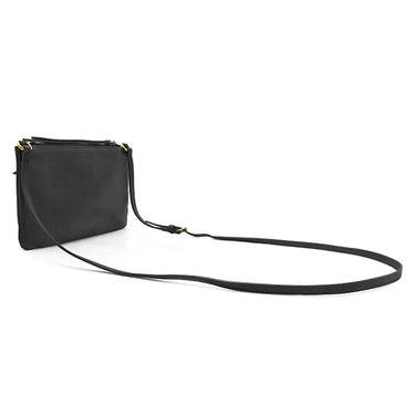 グッチ GUCCI GGマーモント 453878 ブラック レザー ショルダーバッグ ゴールド金具 黒 ポシェット
