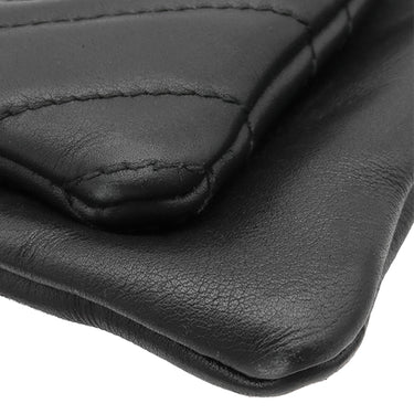 グッチ GUCCI GGマーモント 453878 ブラック レザー ショルダーバッグ ゴールド金具 黒 ポシェット