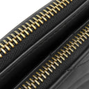 グッチ GUCCI GGマーモント 453878 ブラック レザー ショルダーバッグ ゴールド金具 黒 ポシェット