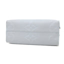 ルイヴィトン LOUIS VUITTON オンザゴー PM M46840 ライトブルー モノグラムアンプラント 2WAYバッグ ゴールド金具