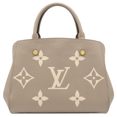 ルイヴィトン LOUIS VUITTON モンテーニュBB M45489 トゥルトレール×クレーム モノグラムアンプラント バイカラーモノグラムアンプラント 2WAYバッグ ゴールド金具 ショルダーバッグ