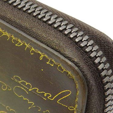 ベルルッティ BERLUTI イタウバ スクリットレザー マルチカラー レザー 長財布 シルバー金具 カリグラフィ ゴールデンパティーヌ