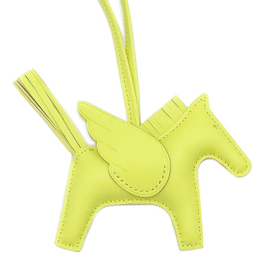 エルメス Hermes ロデオPM ペガサス ライム アニョーミロ スイフト バッグチャーム 新品 未使用 オールイエロー
