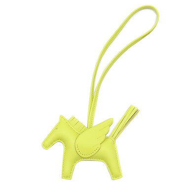 エルメス Hermes ロデオPM ペガサス ライム アニョーミロ スイフト バッグチャーム 新品 未使用 オールイエロー