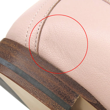 エルメス HERMES ロワイヤル ローファー H241072Z ローズポーセリン×ホワイト ゴートスキン カーフ #35 ローファー シルバー金具 フリンジ H金具 モカシン