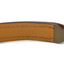 エルメス HERMES リヴァル ドゥブルトゥール エトゥープ レザー GP T2 ブレスレット ローズゴールド金具 ピンクゴールド 二重 二連 スタッズ