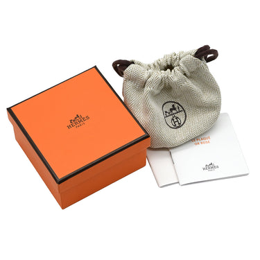 エルメス HERMES エマイユ GM ファニーアイスクリーム ホワイト×マルチカラー GP 七宝焼き バングル ローズゴールド金具 PG金具 シェーヌダンクル柄