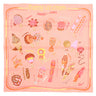 エルメス HERMES カレ70 H984109S ローズナークル×コライユ×イエロー シルク スカーフ 新品 未使用 【FUNNY ICE CREAM/ファニーアイスクリーム】