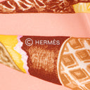 エルメス HERMES カレ70 H984109S ローズナークル×コライユ×イエロー シルク スカーフ 新品 未使用 【FUNNY ICE CREAM/ファニーアイスクリーム】