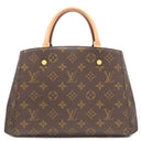 ルイヴィトン LOUIS VUITTON モンテーニュ BB M41055 モノグラム モノグラムキャンバス 2WAYバッグ ゴールド金具 茶 ショルダー ハンドバッグ