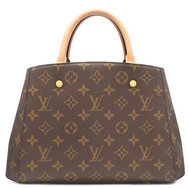 ルイヴィトン LOUIS VUITTON モンテーニュ BB M41055 モノグラム モノグラムキャンバス 2WAYバッグ ゴールド金具 茶 ショルダー ハンドバッグ