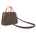ルイヴィトン LOUIS VUITTON モンテーニュ BB M41055 モノグラム モノグラムキャンバス 2WAYバッグ ゴールド金具 茶 ショルダー ハンドバッグ