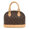 ルイヴィトン LOUIS VUITTON アルマ BB M53152 モノグラム モノグラムキャンバス 2WAYバッグ ゴールド金具 茶 ハンドバッグ パドロック欠品
